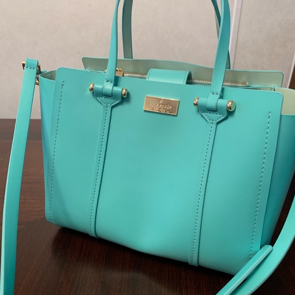 Kate Spade Purse Tiffany Color Bag Womens Blue Bag - Picture 6 of 12